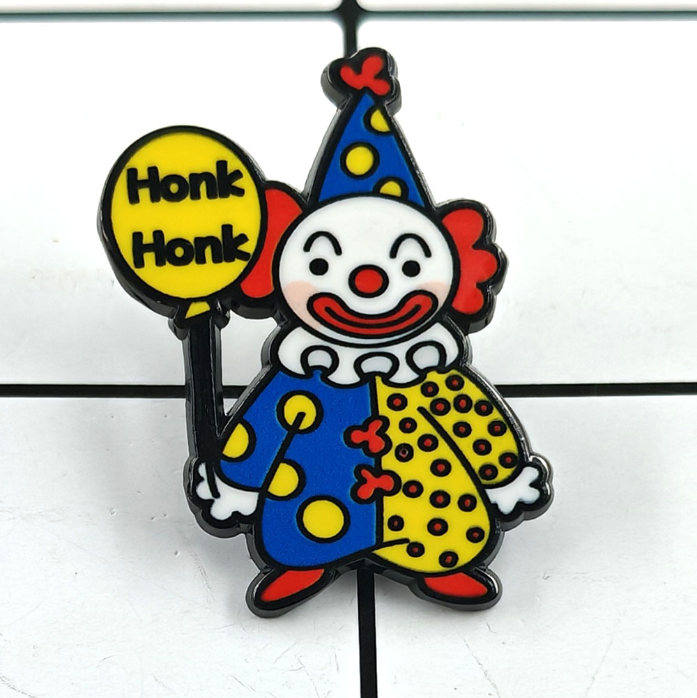 Embroidery Bali - Cute Honk Clown Brooch Wave Point