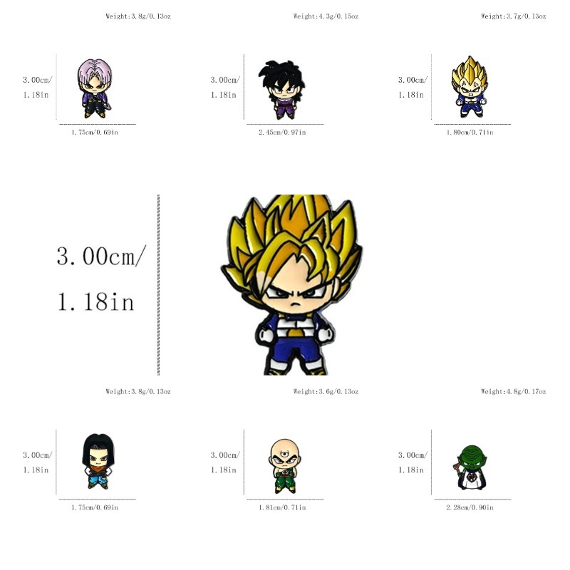 7pcs Set Cute Manga Brooches f - Embroidery Reddit review and price