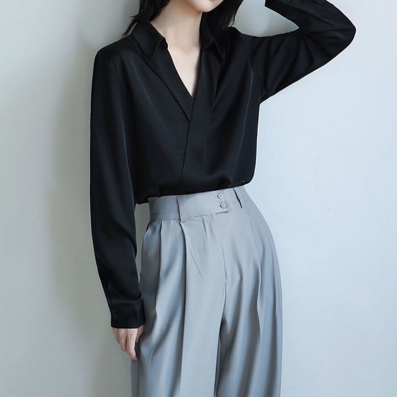 Gidyq Women Black Chiffon Shir - Embroidery Online review and price