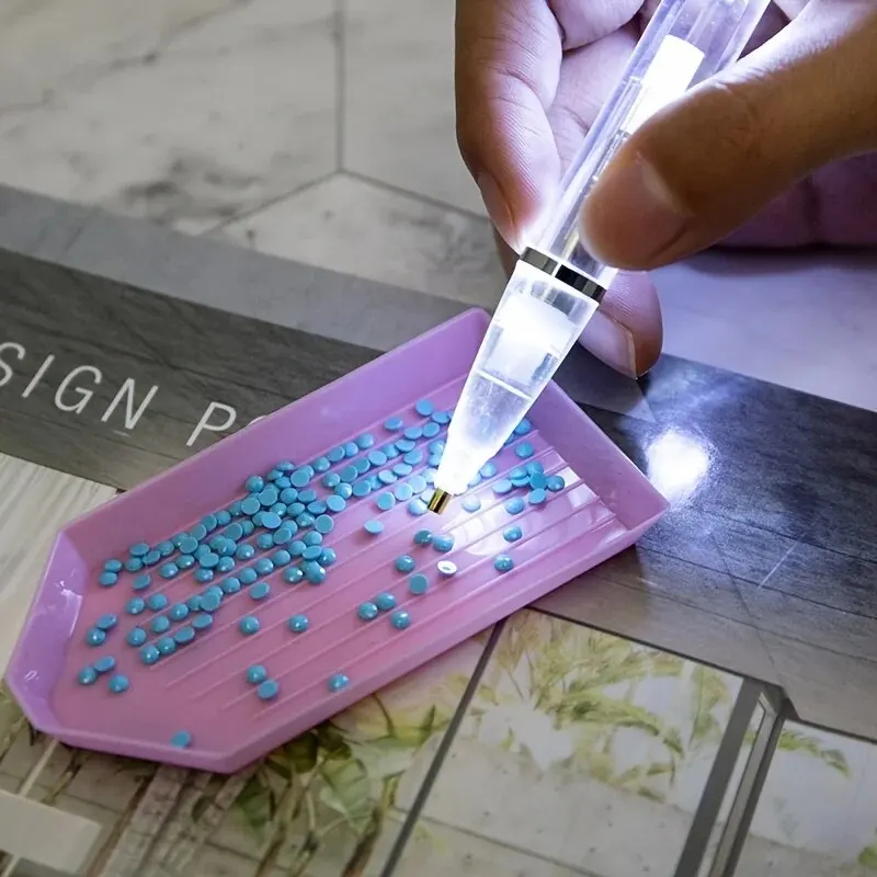 LED Light Diamond Painting Pen - Embroidery Garments review and price