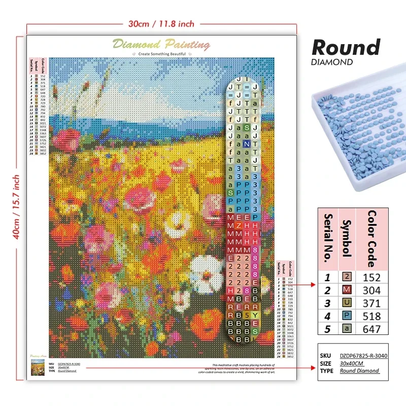 DIY 5D Full Round Drills Diamo - Embroidery Rose review and price