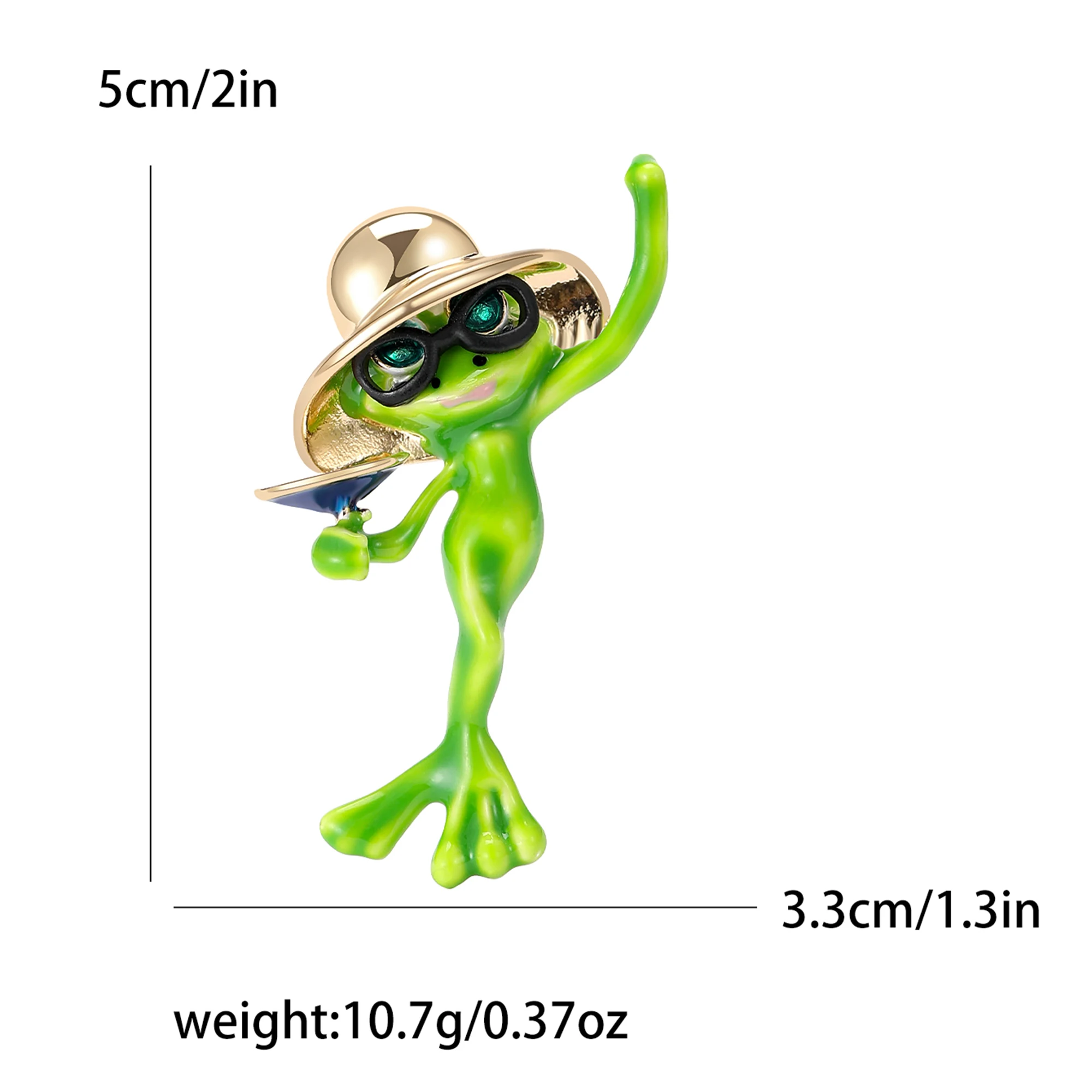 Enamel Frog Brooch for Women U - Embroidery Bali review and price