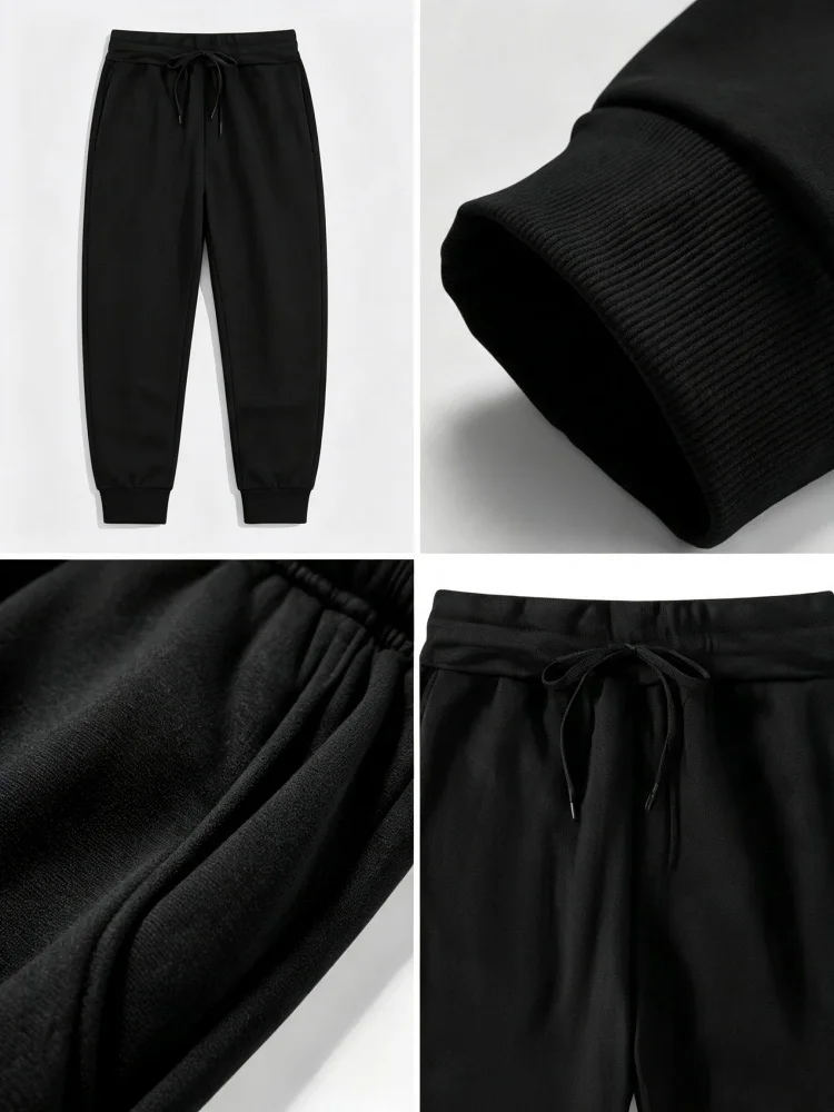 Thick Fleece Lined Black Men's - Embroidery Online review and price
