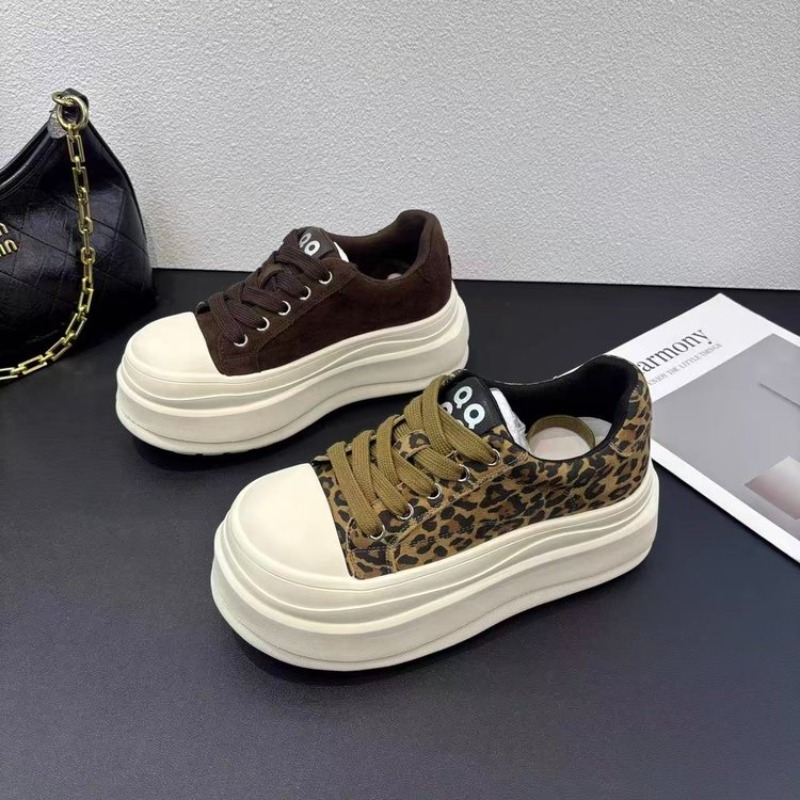 Women Leopard Print Platform S - Embroidery Garments review and price