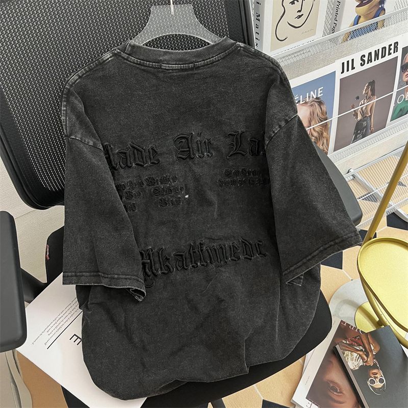 Vintage Art Classic Letter Emb - Embroidery Cotton Shirt review and price