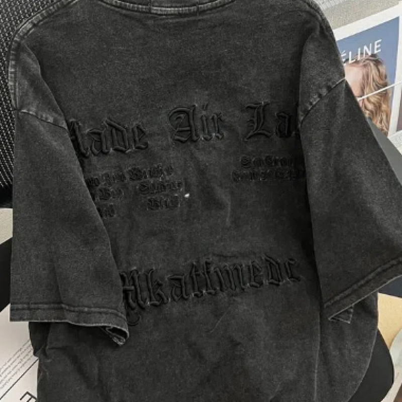 Vintage Art Classic Letter Emb - Embroidery Cotton Shirt review and price