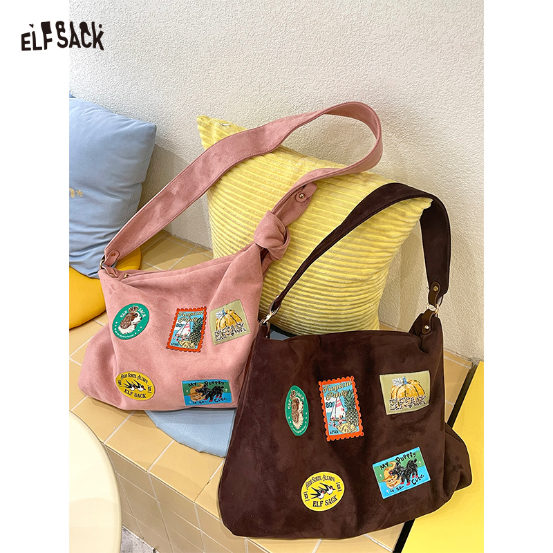 ELFSACK 2025 Autumn New Arriva - Embroidery Bag review and price
