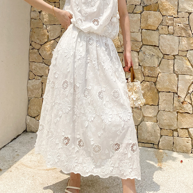 French Style Boho Embroidery B - Embroidery Cotton Shirt review and price