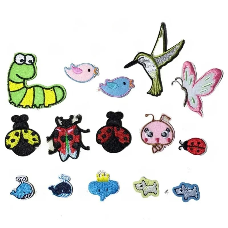 100pcs/Lot Luxury Anime Embroi - Embroidery Lady Bug review and price