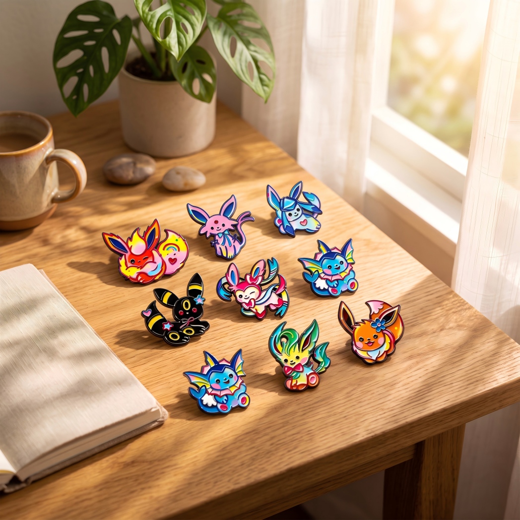 Cartoon Colorful Eeveelution L - Embroidery Reddit review and price