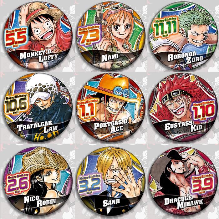 One Piece Anime Badge Pin Set  - Embroidery Reddit review and price